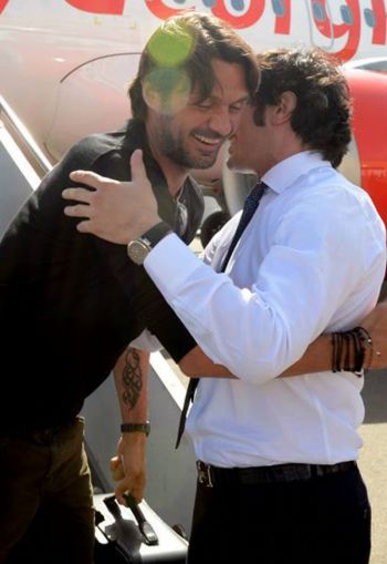 Paolo Maldini congratulates Kakha Kaladze on victory in Mayoral elections geotv.ge